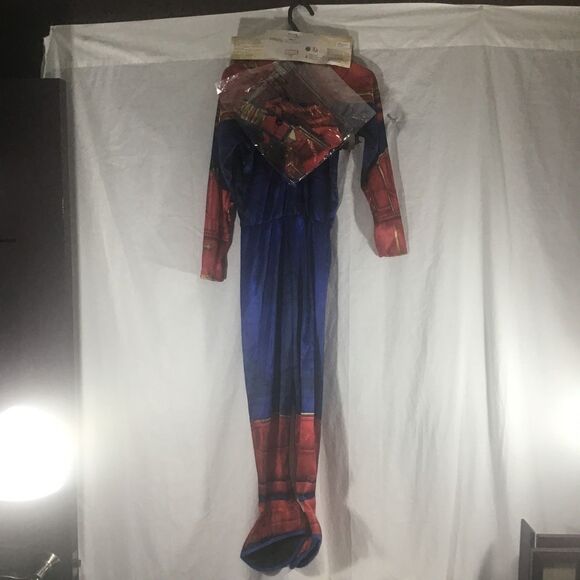 Marvel Captain Marvel Halloween Jumpsuit, Small, Includes Accessories - Picture 3 of 4